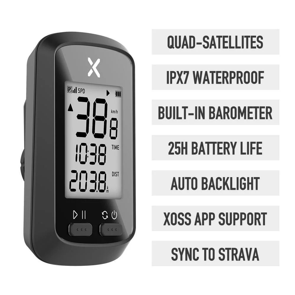 Xoss G G+ Wireless GPS Cycle Odometer Road Bike LCD Digital Cateye Speedometer G Plus Bicycle Computer for MTB Bikes Cycle