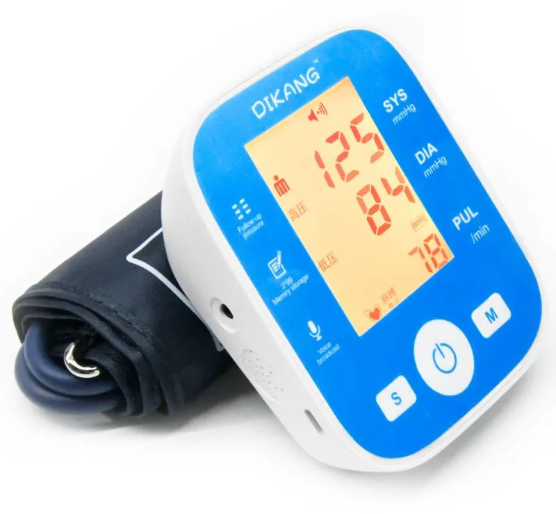 Digital Arm Electronic Cuff Bp Apparatus Meter Heart Rate Tonometer Blood Pressure Monitor