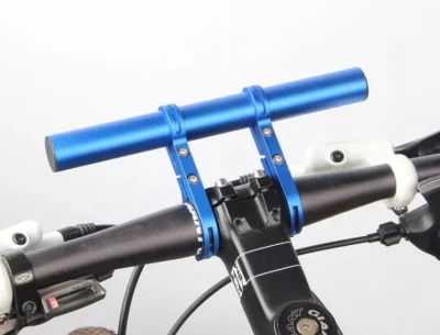 Extensor de guidão de bicicleta de liga leve para computador de bicicleta leve