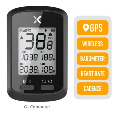 Xoss G G+ Wireless GPS Odômetro de bicicleta de estrada LCD Digital Cateye Velocímetro G Plus Computador de bicicleta para bicicletas de MTB