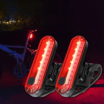 Brightenlux Wholesale luz vermelha de alta qualidade plástica à prova d'água LED luz traseira de bicicleta