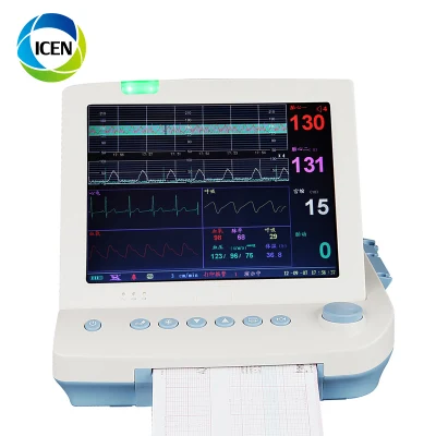 in-C011-1 Venda imperdível portátil Color Doppler Ctg Machine Monitor de freqüência cardíaca materno-fetal